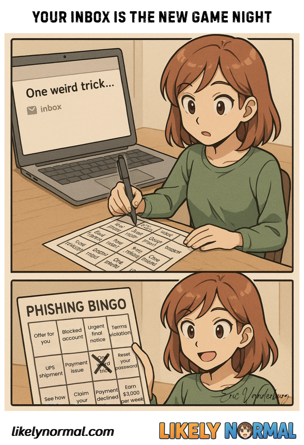 Phishing Bingo Phishing Bingo