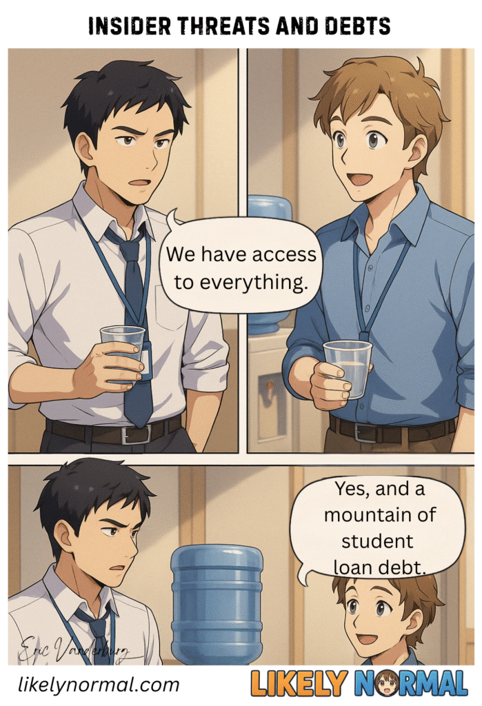 Insider Threats and Debts