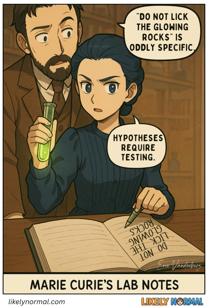 Marie Curie's Lab Notes