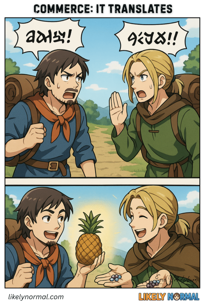 Commerce is the Universal Language, Not Math