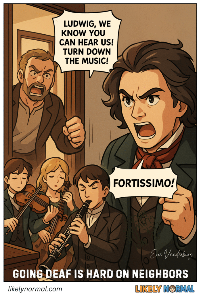 Going Deaf is Hard on Neighbors