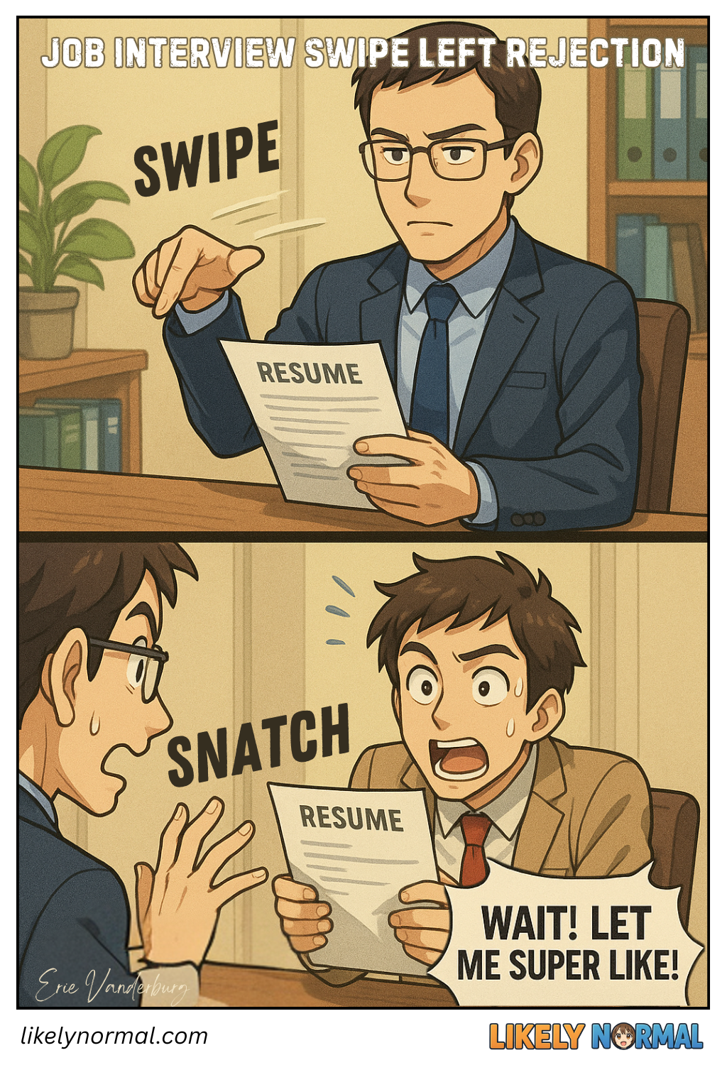 Job Interview Swipe Left Rejection Job Interview Swipe Left Rejection