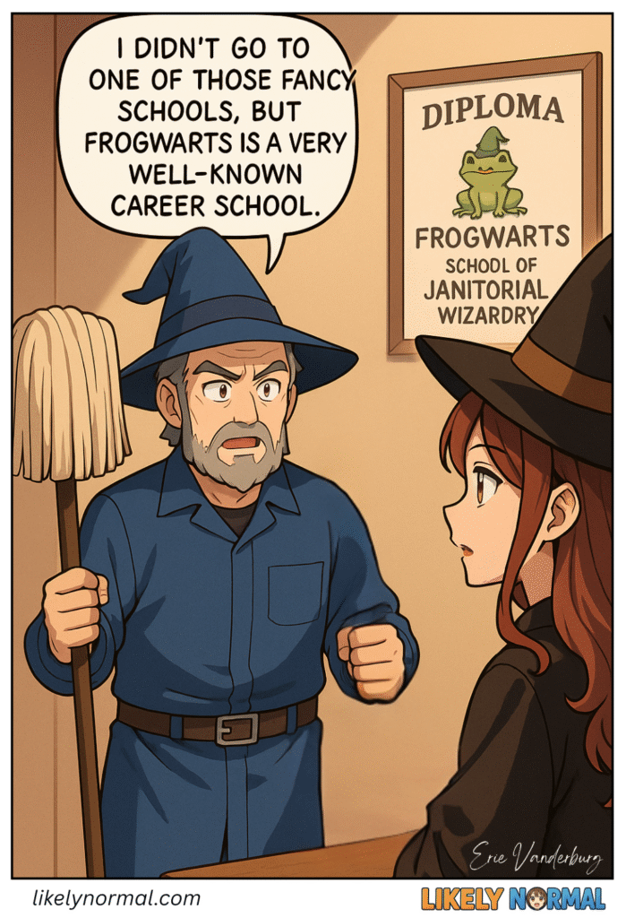 Frogwarts School of Janitorial Wizardry