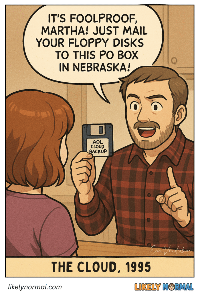 The AOL Cloud Backup 1995