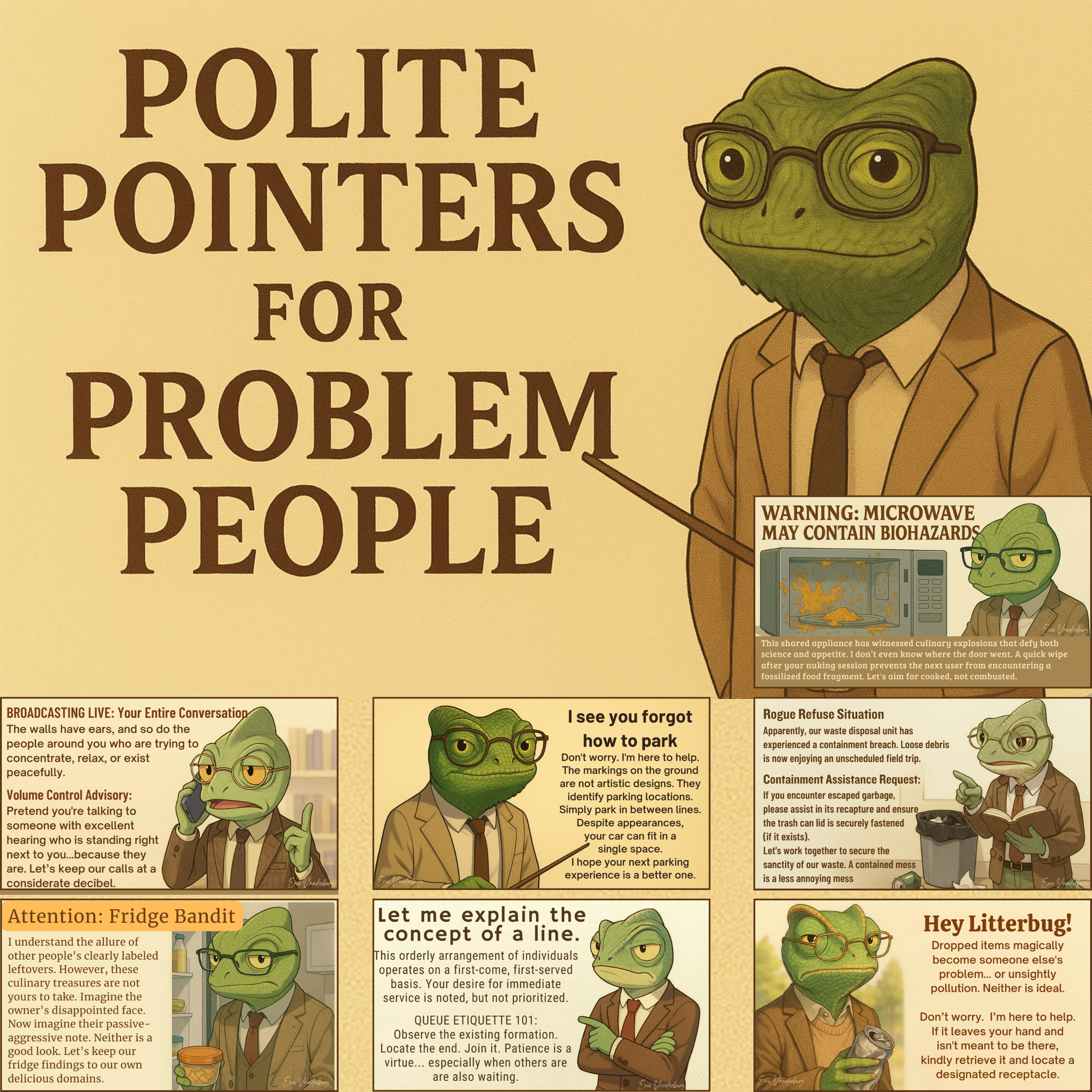 Polite Pointers for Problem People Cards
